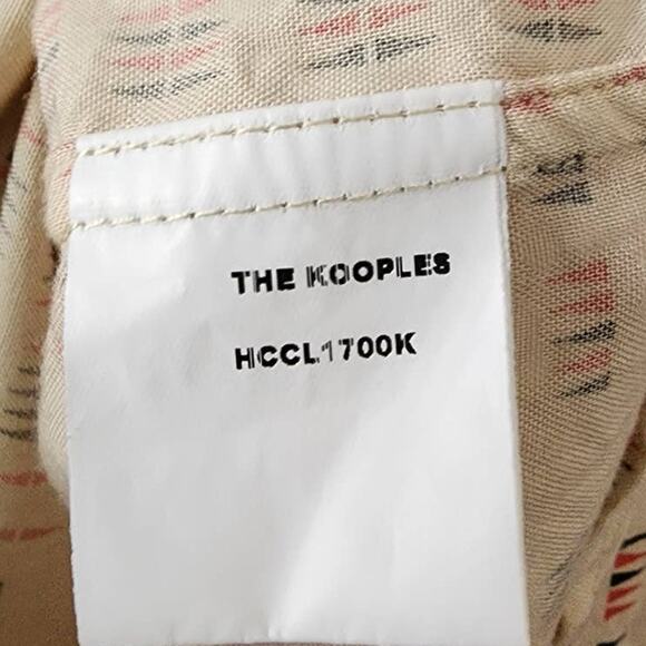 The Kooples Sunrise Capsule Collection Retro Printed Snap Button Down Blouse - Picture 4 of 4